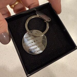 Chance Made Us Coworkers keychain, NWOT